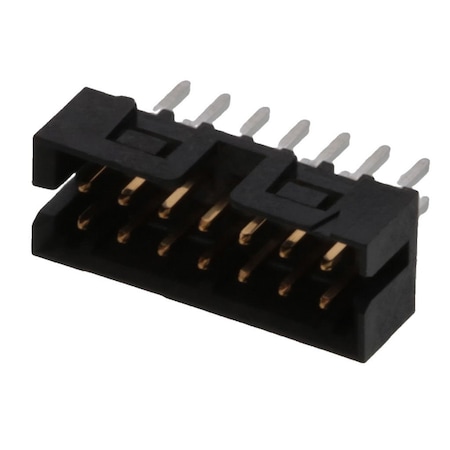 Molex Board Connector, 14 Contact(S), 2 Row(S), Male, Straight, Solder Terminal 878311411